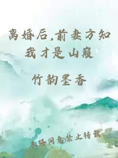 离婚后,前妻方知我才是山巅