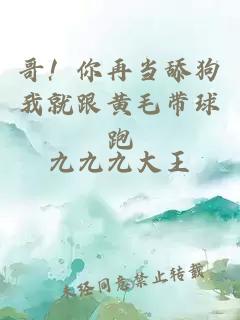 哥！你再当舔狗我就跟黄毛带球跑